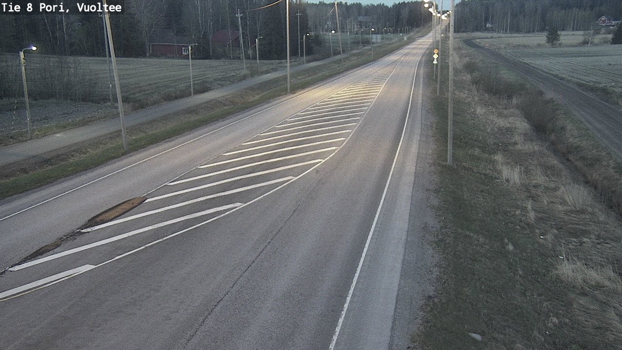Weather Camera Image Väg 8 Björneborg, Vuoltee, Pori, Satakunta