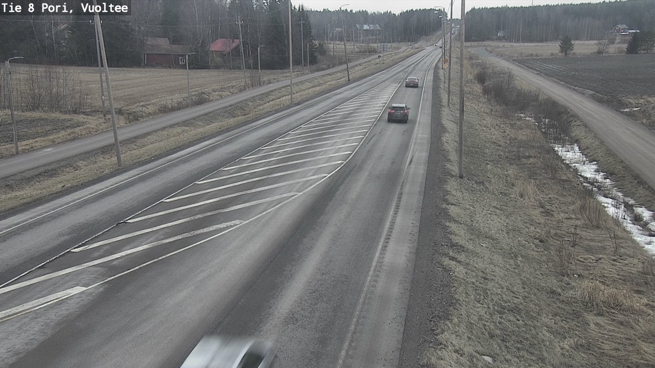 Weather Camera Image Road 8 Pori, Vuoltee, Pori, Satakunta