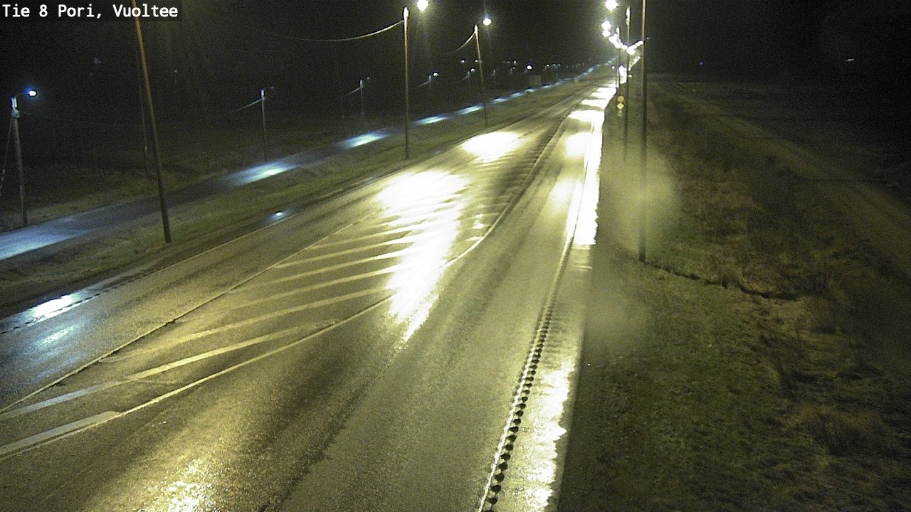 Weather Camera Image Road 8 Pori, Vuoltee, Pori, Satakunta