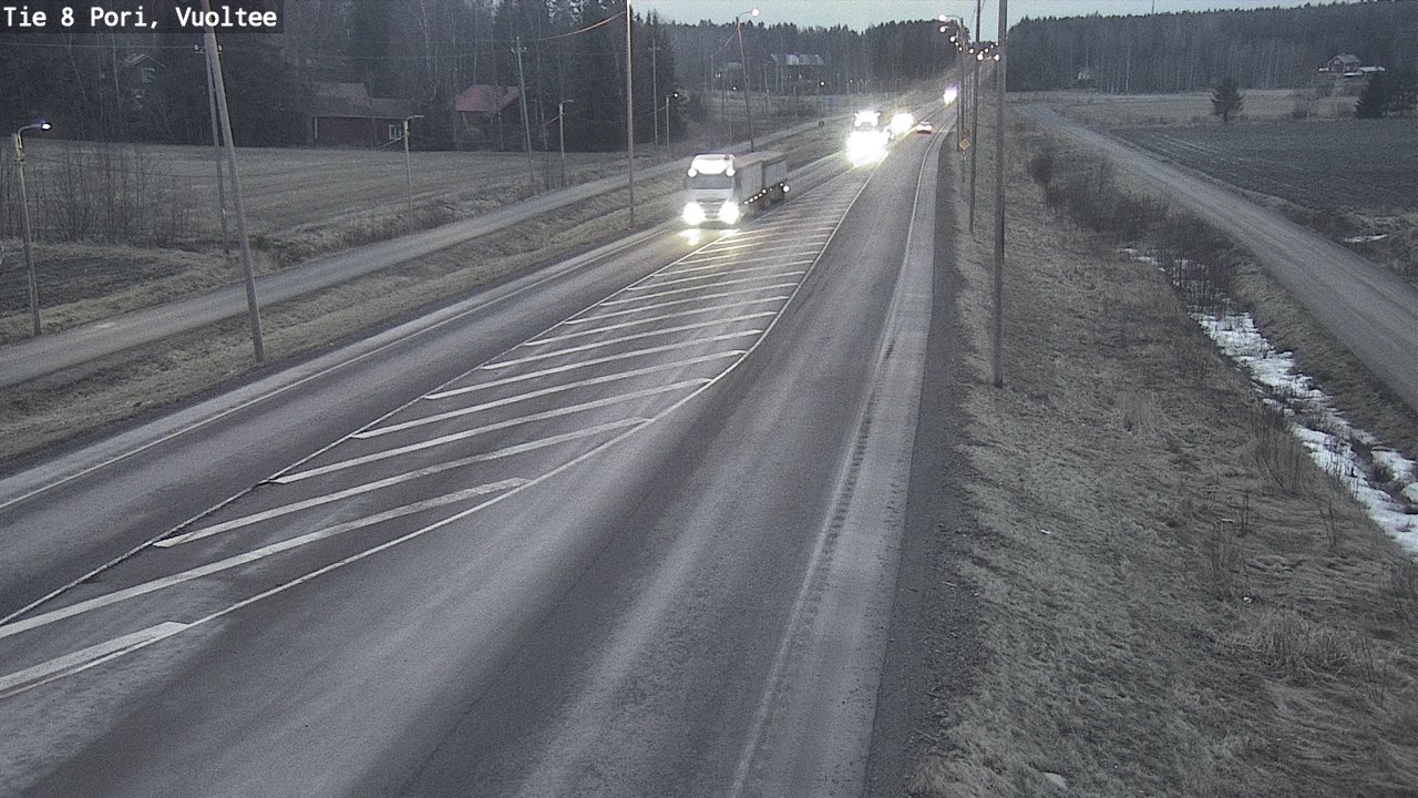 Weather Camera Image Road 8 Pori, Vuoltee, Pori, Satakunta