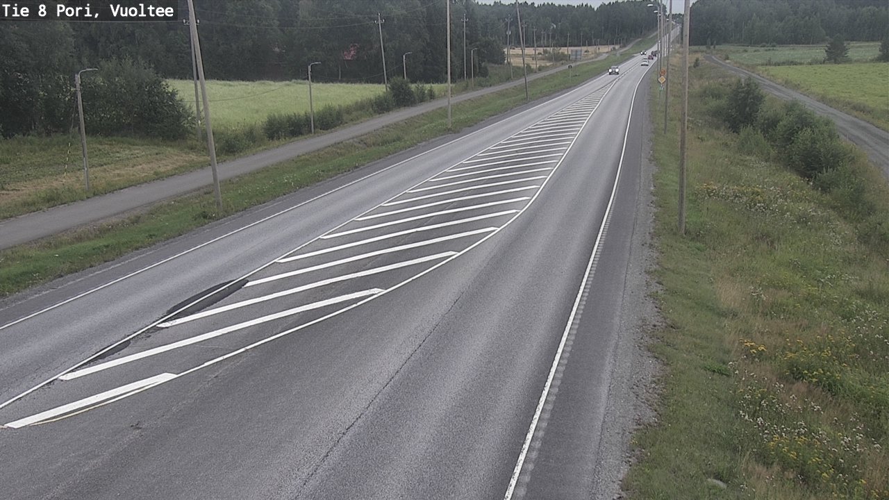Weather Camera Image Road 8 Pori, Vuoltee, Pori, Satakunta