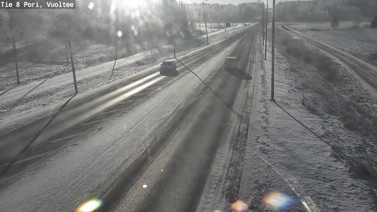 Weather Camera Image Road 8 Pori, Vuoltee, Pori, Satakunta