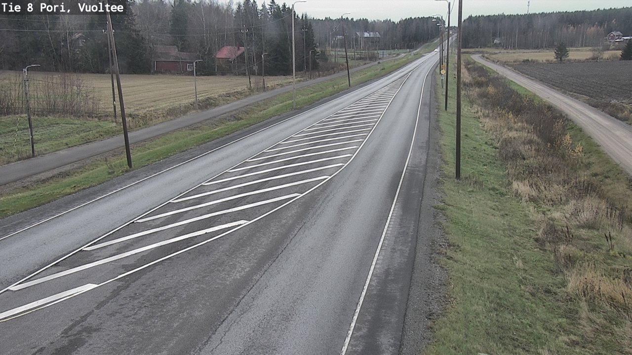 Kelikamerat Kuva Tie 8 Pori, Vuoltee, Pori, Satakunta