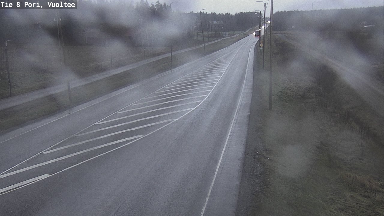Weather Camera Image Road 8 Pori, Vuoltee, Pori, Satakunta