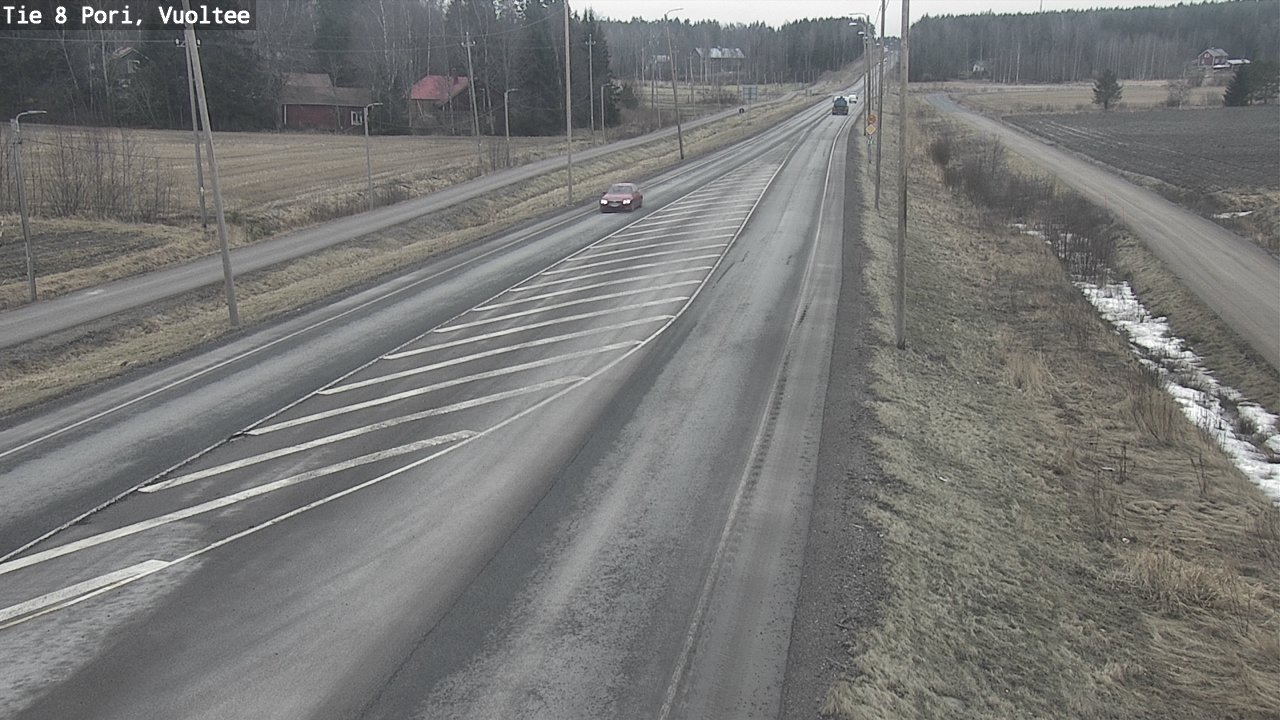 Weather Camera Image Väg 8 Björneborg, Vuoltee, Pori, Satakunta