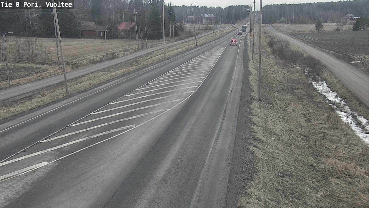 Weather Camera Image Väg 8 Björneborg, Vuoltee, Pori, Satakunta