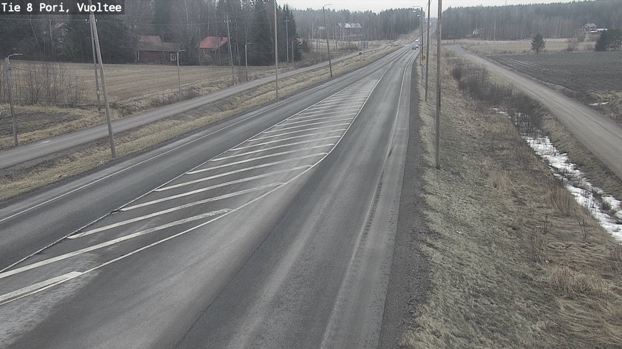 Weather Camera Image Väg 8 Björneborg, Vuoltee, Pori, Satakunta