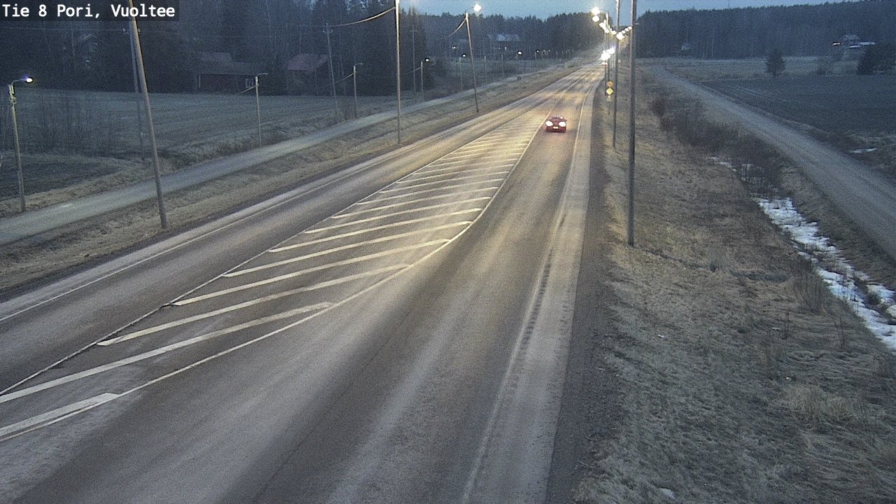 Weather Camera Image Road 8 Pori, Vuoltee, Pori, Satakunta