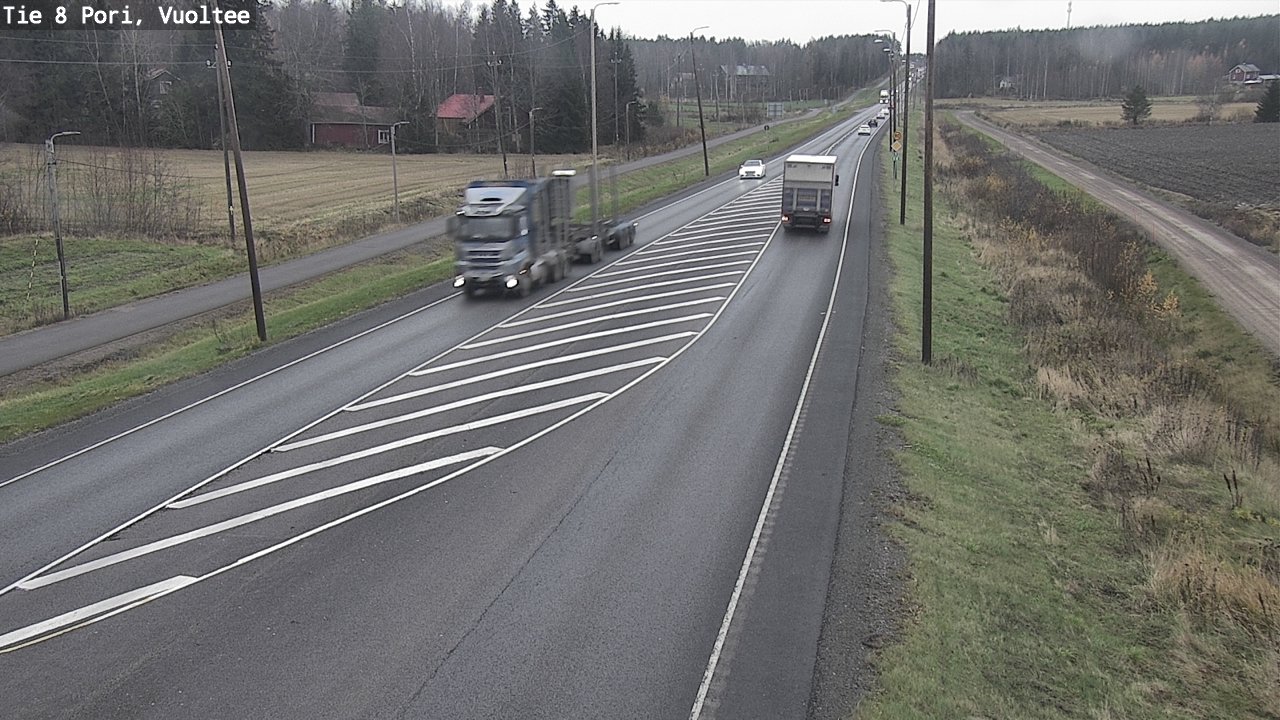 Kelikamerat Kuva Tie 8 Pori, Vuoltee, Pori, Satakunta