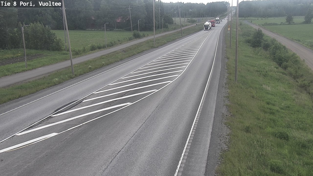 Kelikamerat Kuva Tie 8 Pori, Vuoltee, Pori, Satakunta