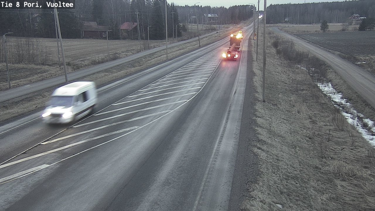 Weather Camera Image Road 8 Pori, Vuoltee, Pori, Satakunta