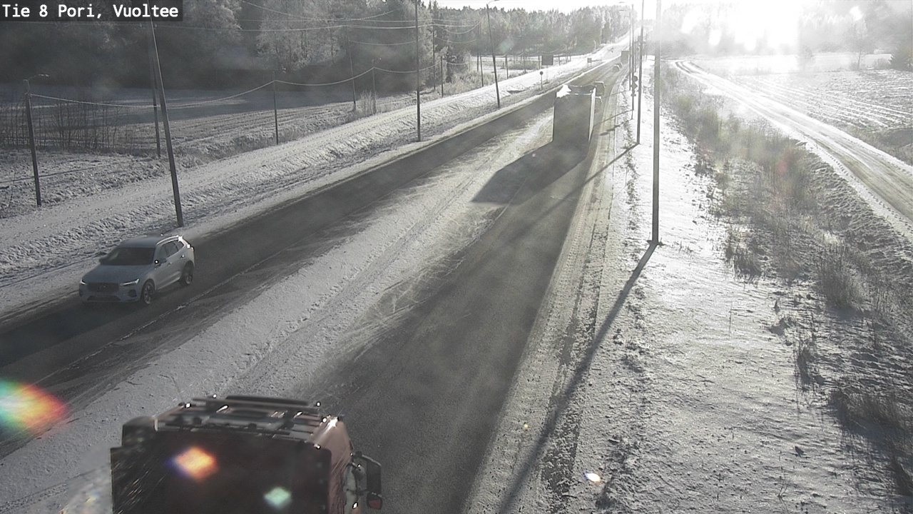 Kelikamerat Kuva Tie 8 Pori, Vuoltee, Pori, Satakunta