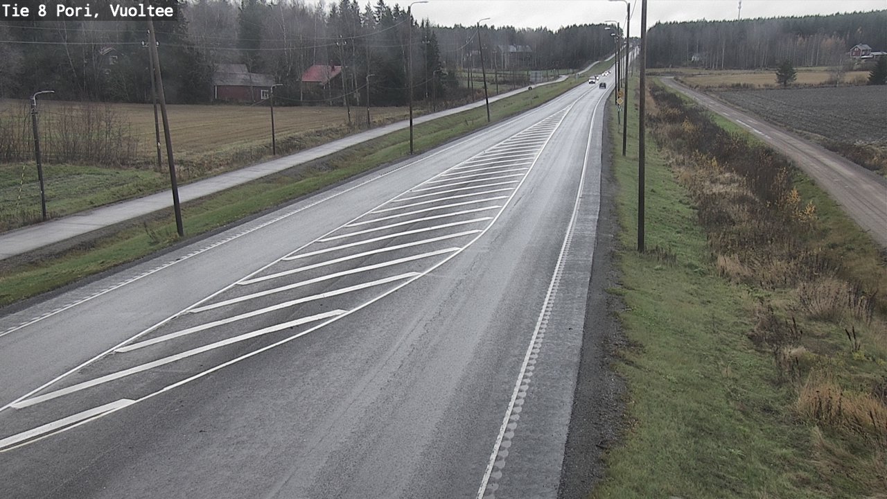 Kelikamerat Kuva Tie 8 Pori, Vuoltee, Pori, Satakunta