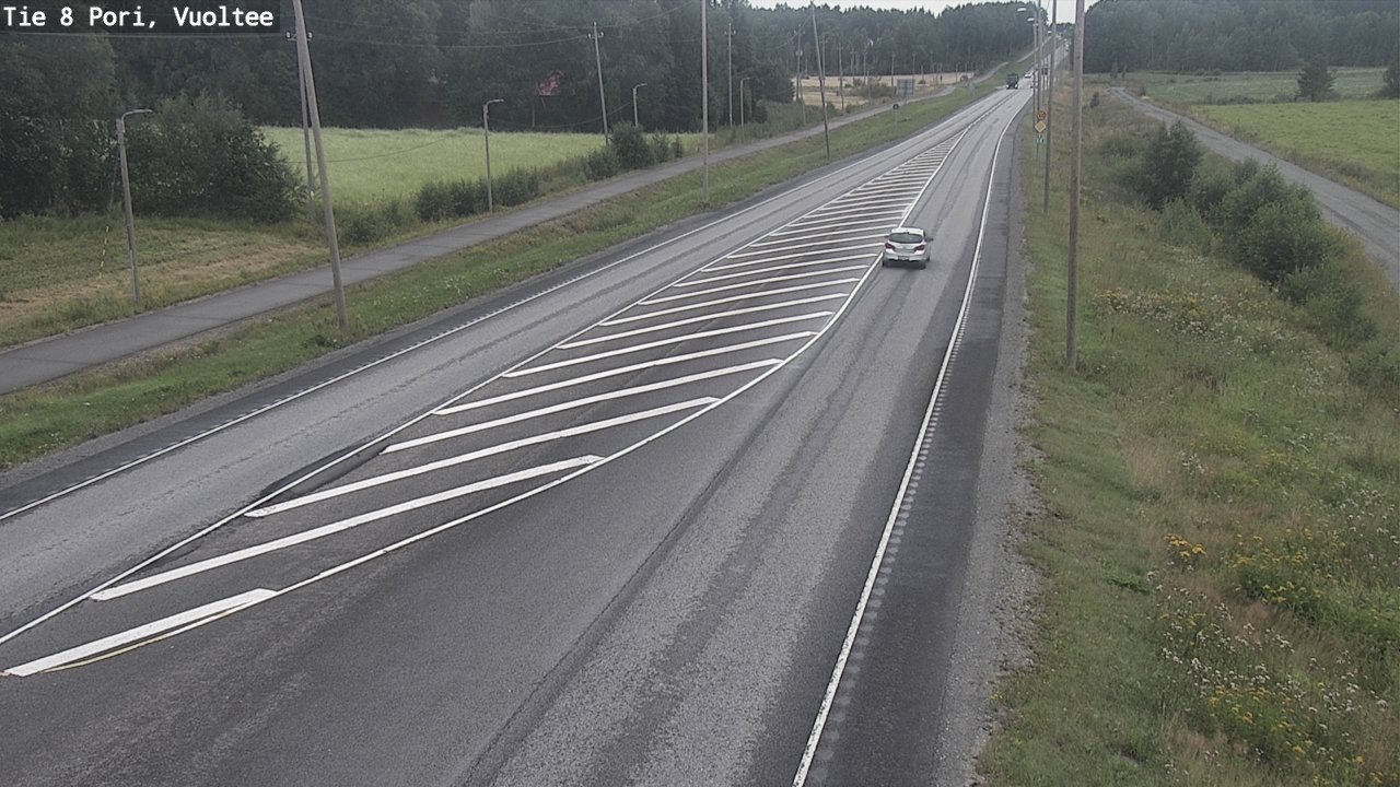 Weather Camera Image Road 8 Pori, Vuoltee, Pori, Satakunta