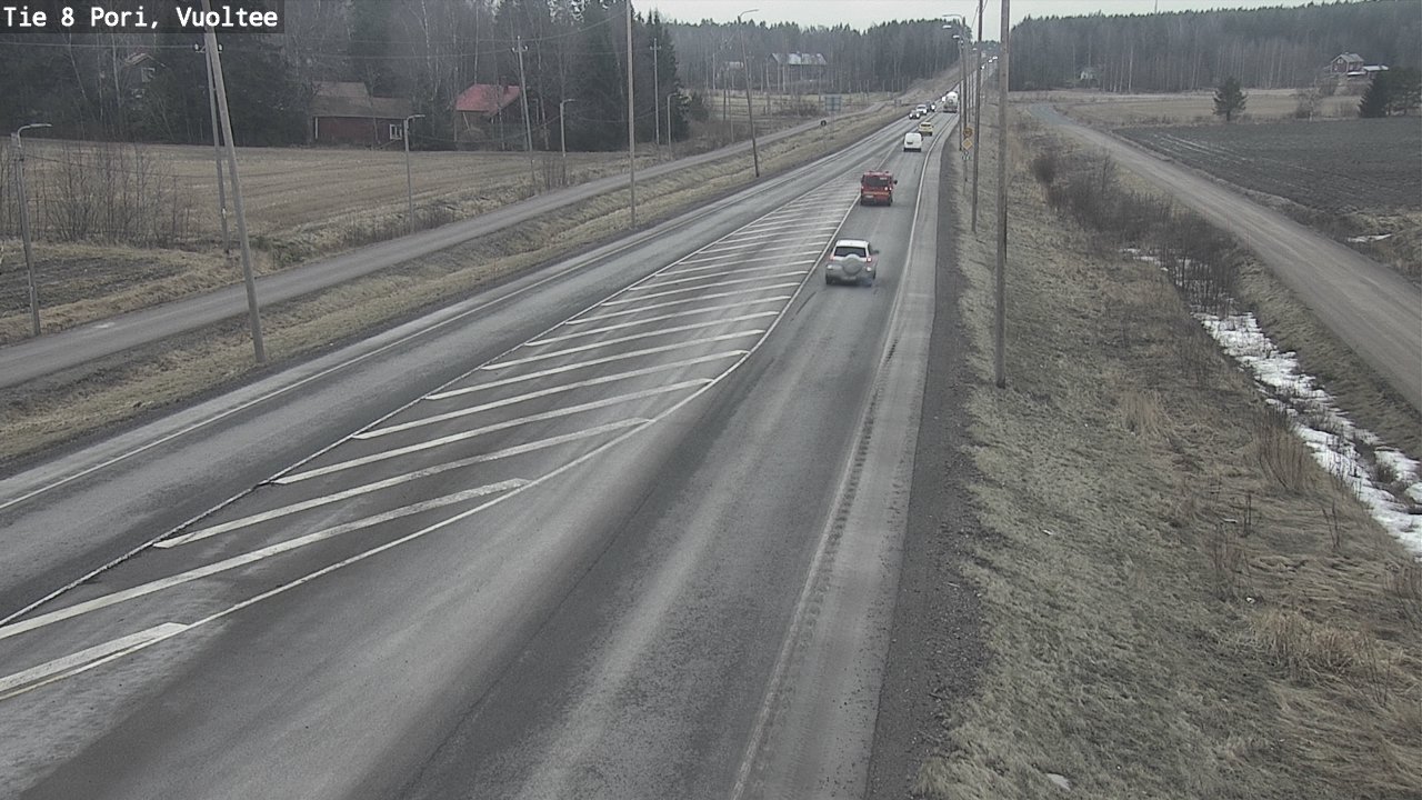 Weather Camera Image Road 8 Pori, Vuoltee, Pori, Satakunta