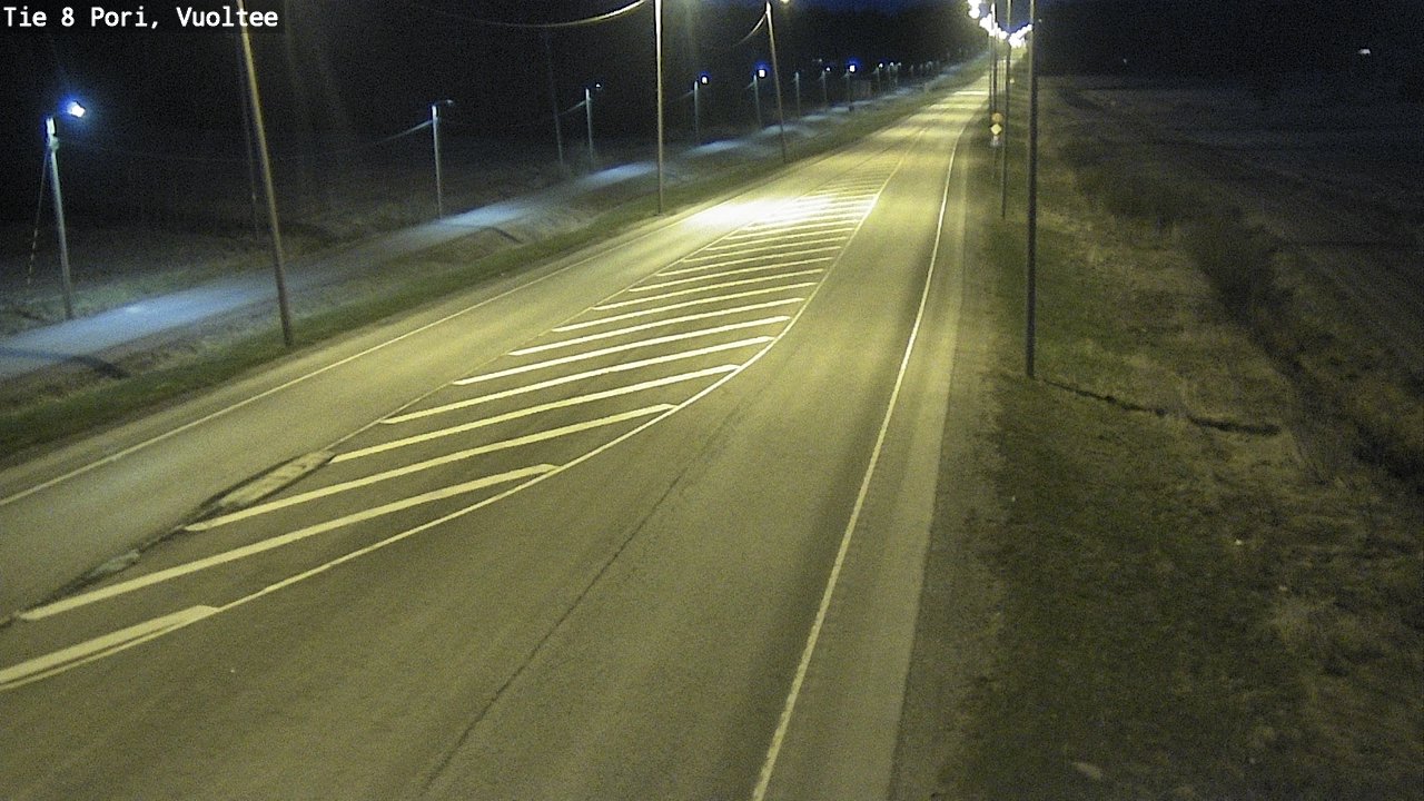 Weather Camera Image Väg 8 Björneborg, Vuoltee, Pori, Satakunta