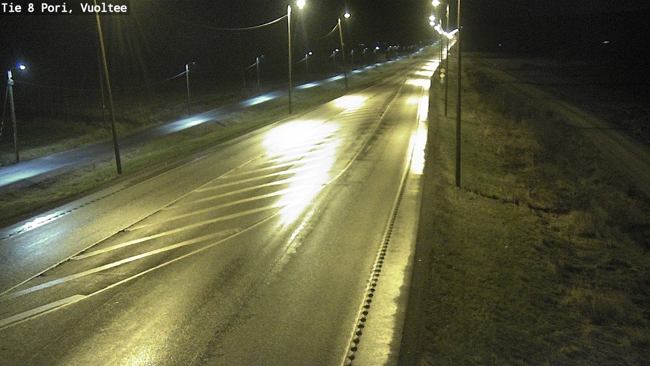 Weather Camera Image Road 8 Pori, Vuoltee, Pori, Satakunta