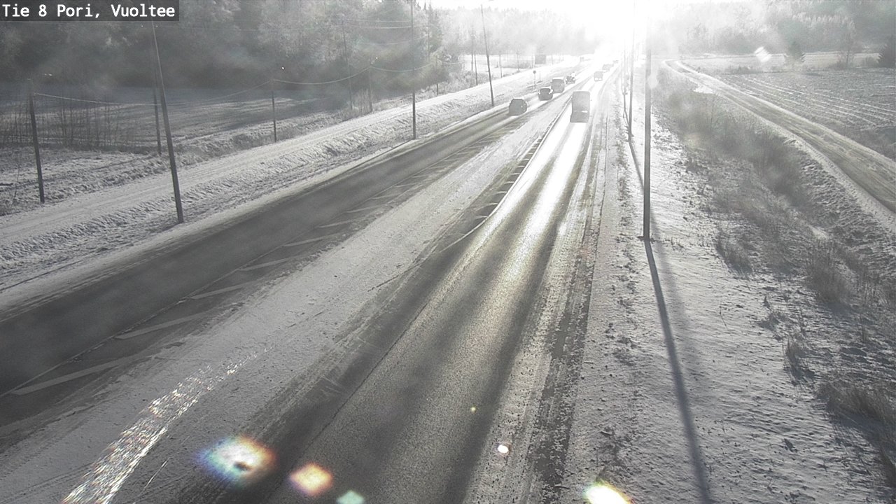 Weather Camera Image Road 8 Pori, Vuoltee, Pori, Satakunta