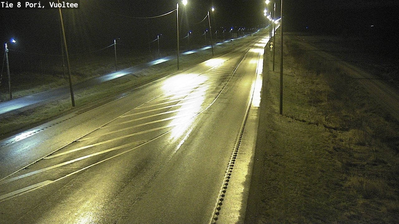 Weather Camera Image Road 8 Pori, Vuoltee, Pori, Satakunta
