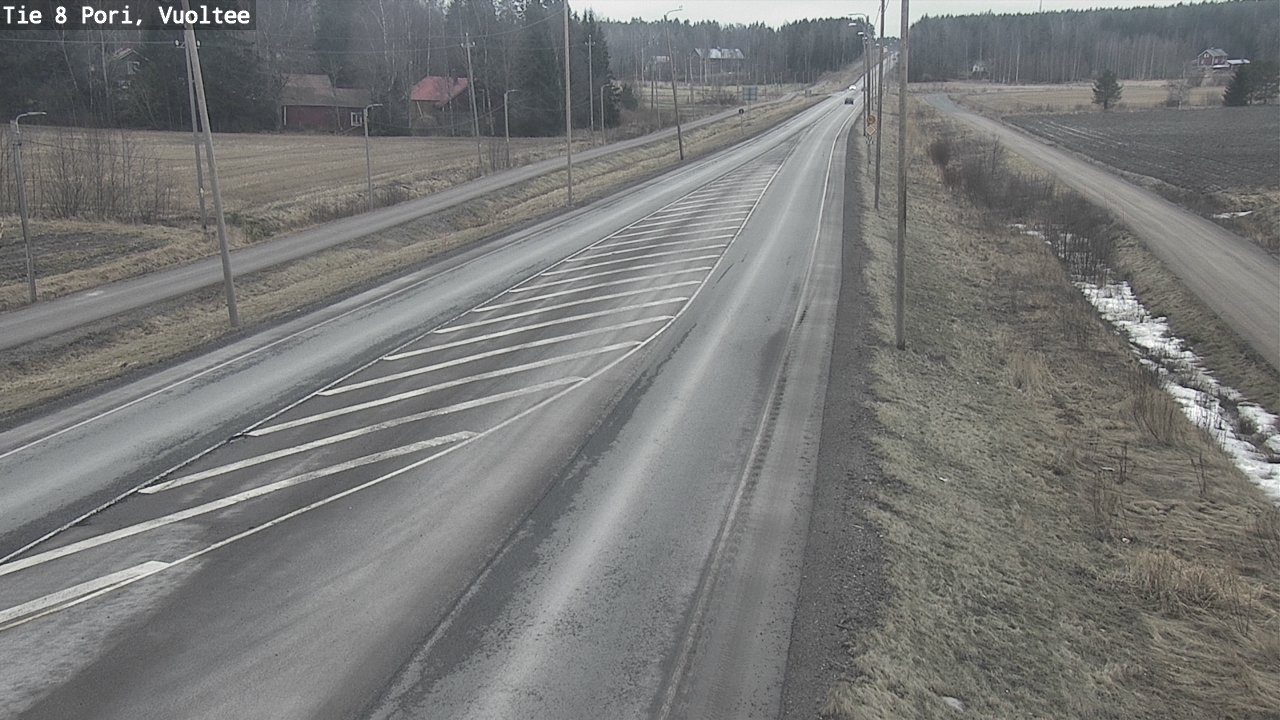 Weather Camera Image Väg 8 Björneborg, Vuoltee, Pori, Satakunta