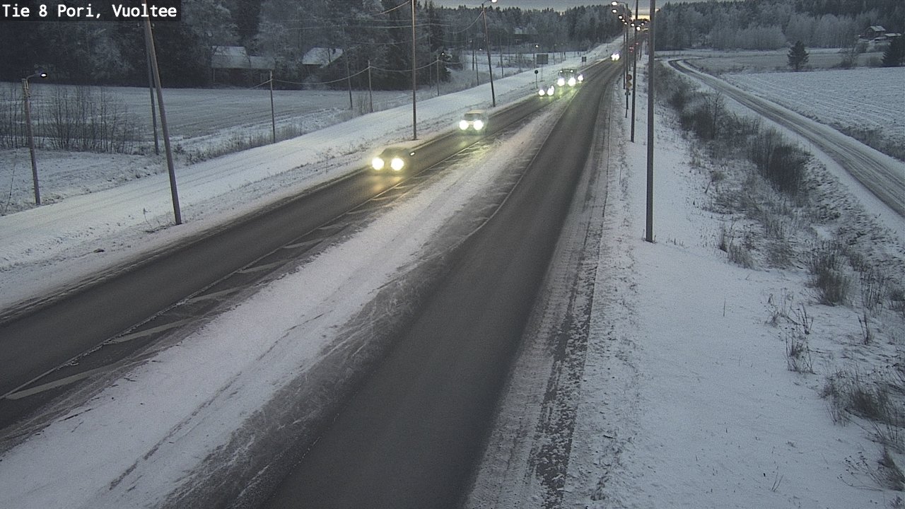 Kelikamerat Kuva Tie 8 Pori, Vuoltee, Pori, Satakunta