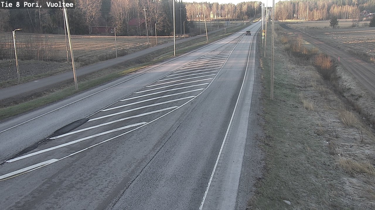 Kelikamerat Kuva Tie 8 Pori, Vuoltee, Pori, Satakunta