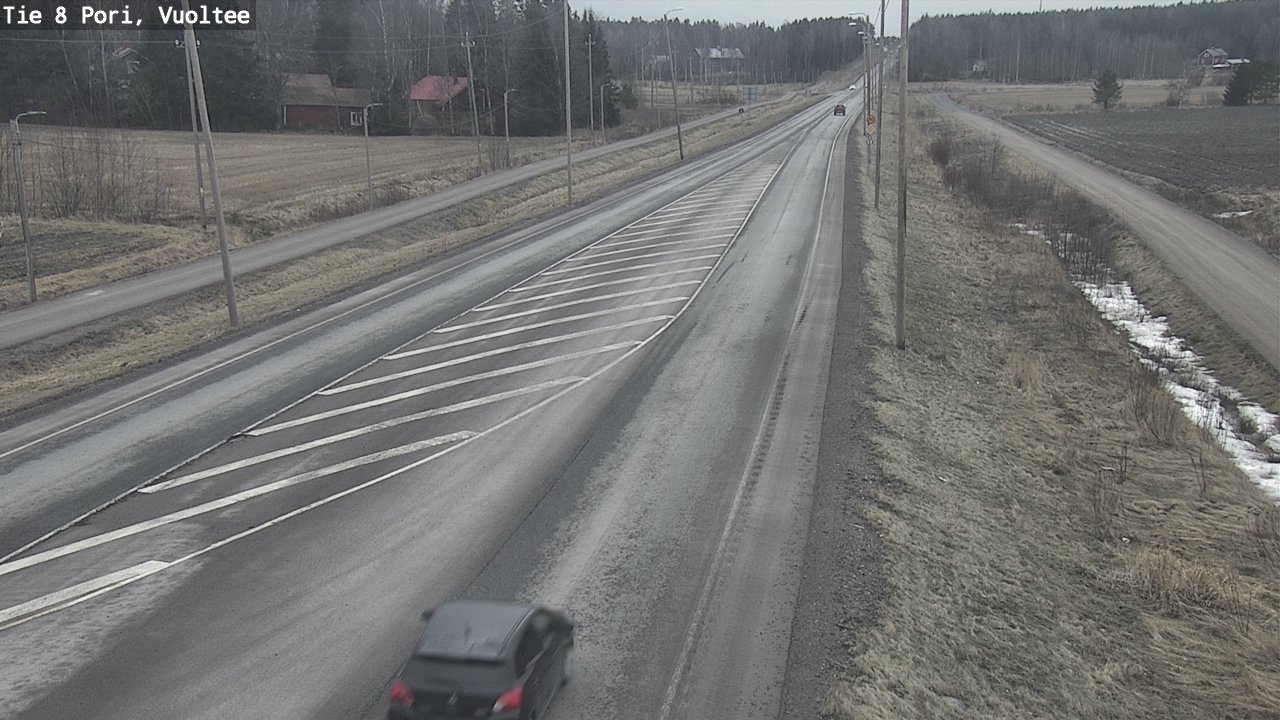 Weather Camera Image Väg 8 Björneborg, Vuoltee, Pori, Satakunta