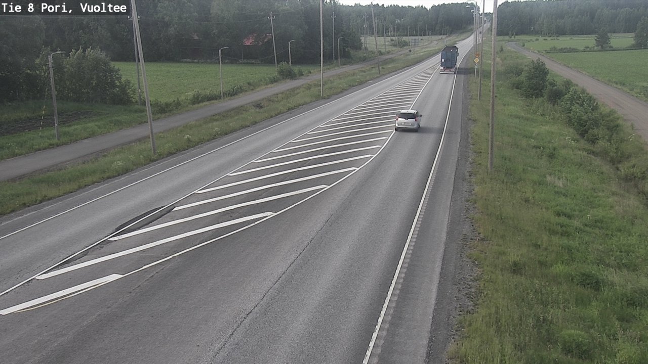 Weather Camera Image Väg 8 Björneborg, Vuoltee, Pori, Satakunta