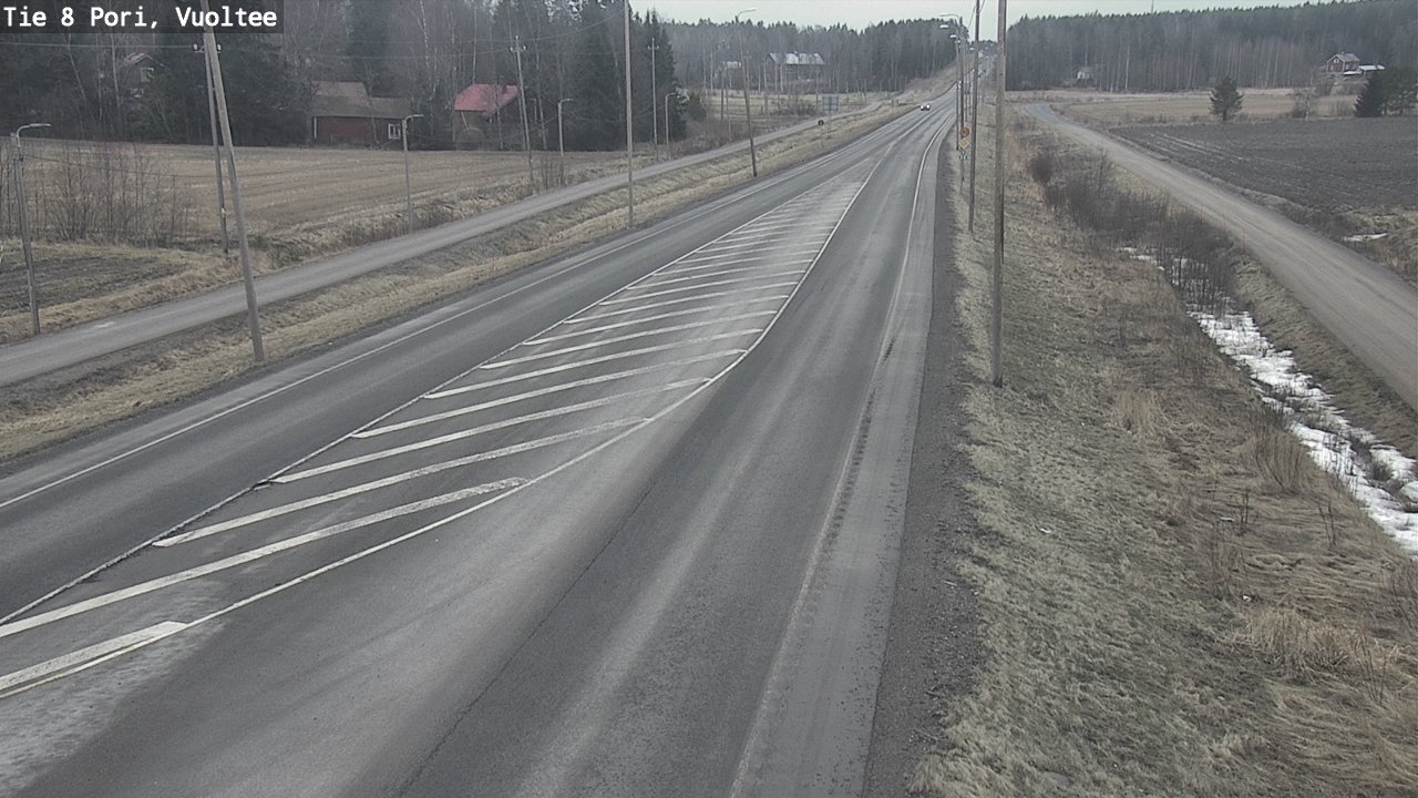Weather Camera Image Väg 8 Björneborg, Vuoltee, Pori, Satakunta