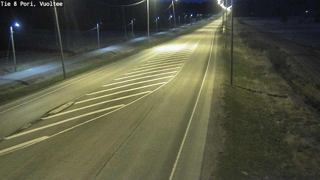 Weather Camera Image Väg 8 Björneborg, Vuoltee, Pori, Satakunta