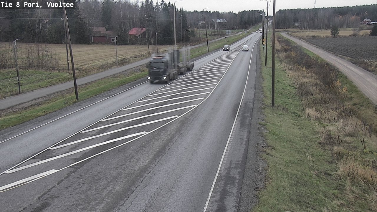 Kelikamerat Kuva Tie 8 Pori, Vuoltee, Pori, Satakunta