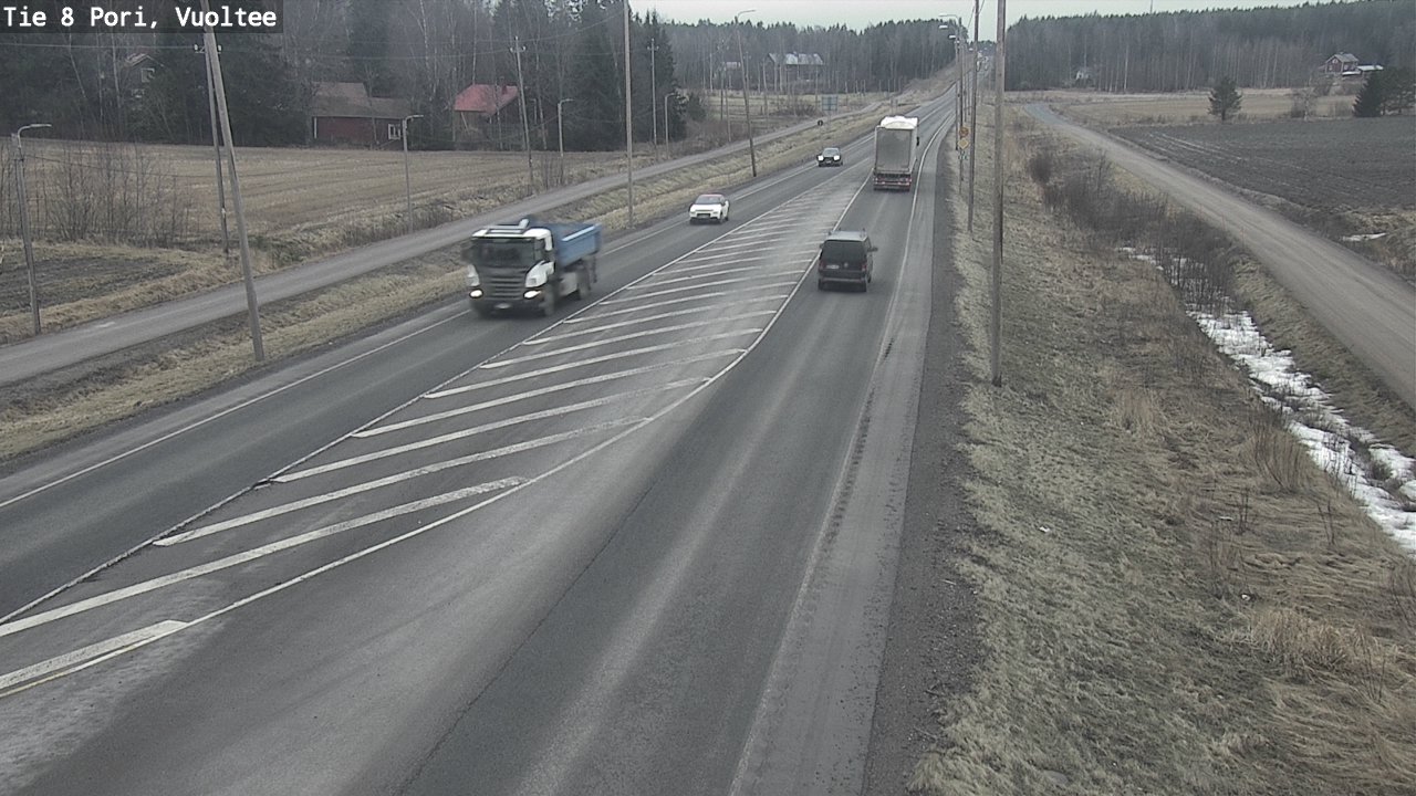 Kelikamerat Kuva Tie 8 Pori, Vuoltee, Pori, Satakunta