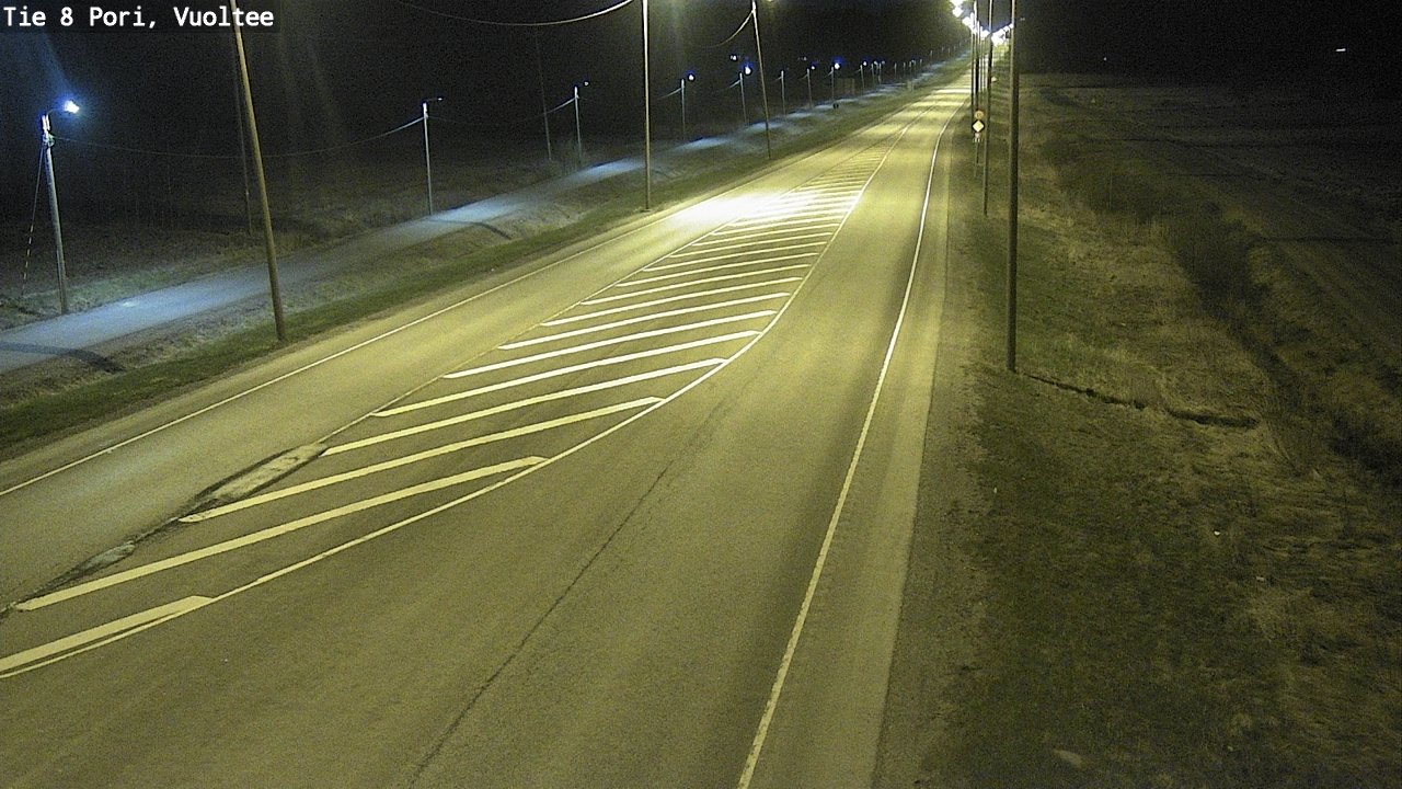 Weather Camera Image Väg 8 Björneborg, Vuoltee, Pori, Satakunta