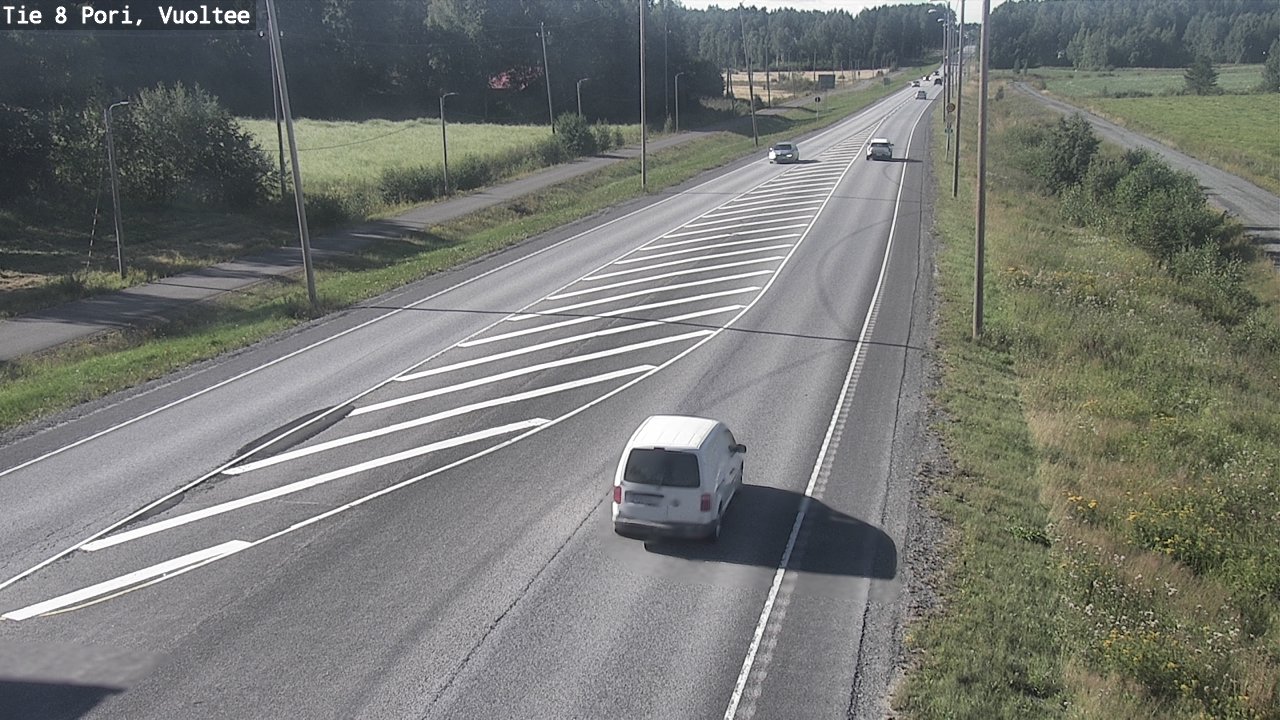 Kelikamerat Kuva Tie 8 Pori, Vuoltee, Pori, Satakunta