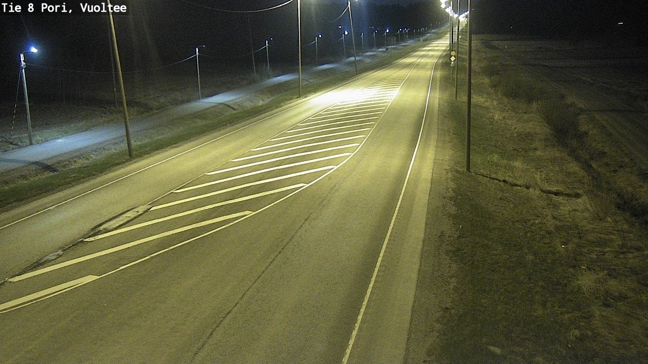 Weather Camera Image Väg 8 Björneborg, Vuoltee, Pori, Satakunta