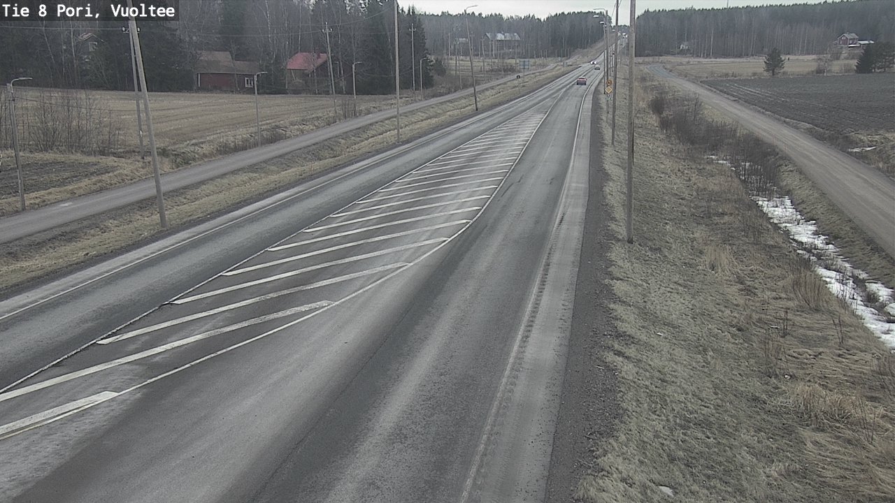 Weather Camera Image Road 8 Pori, Vuoltee, Pori, Satakunta
