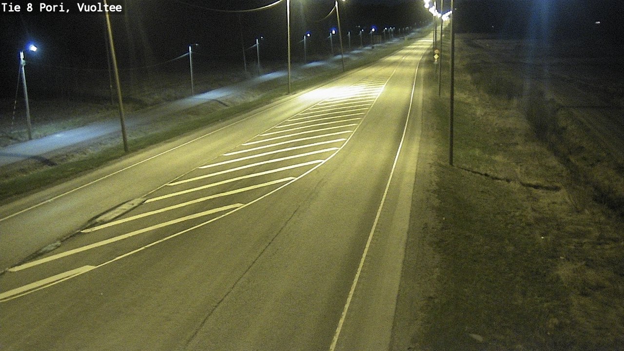 Weather Camera Image Väg 8 Björneborg, Vuoltee, Pori, Satakunta