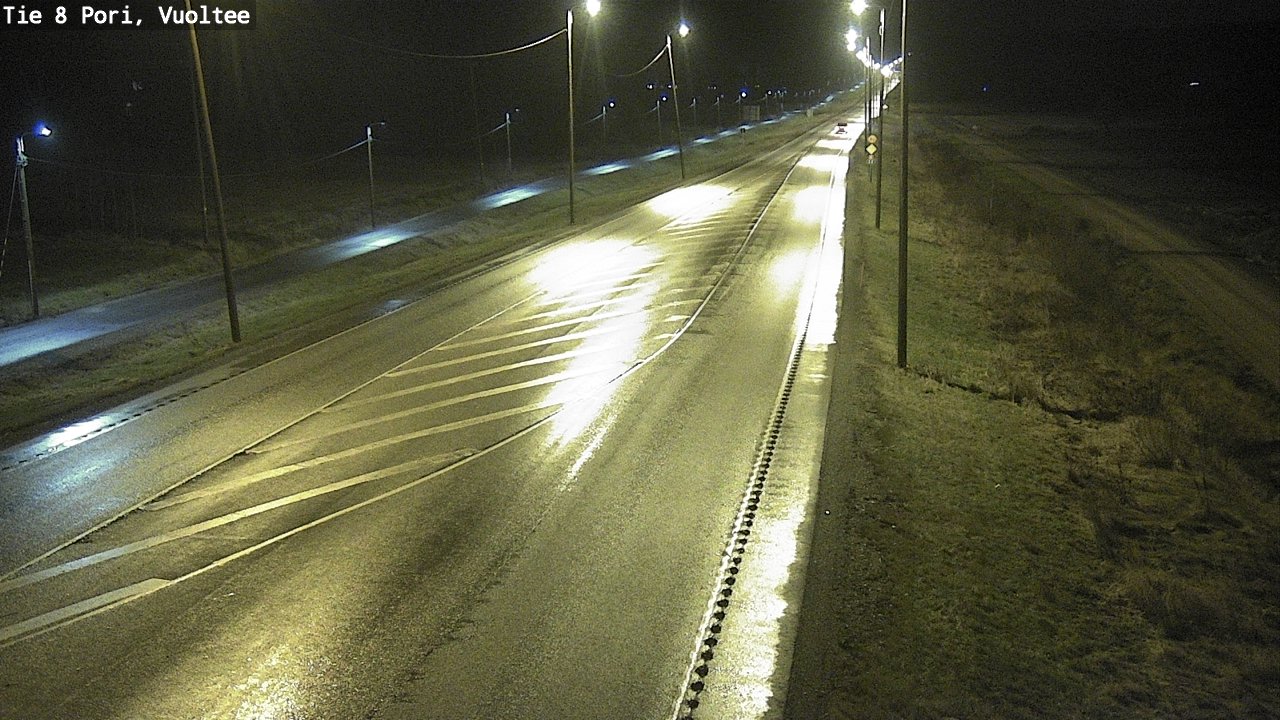 Weather Camera Image Road 8 Pori, Vuoltee, Pori, Satakunta