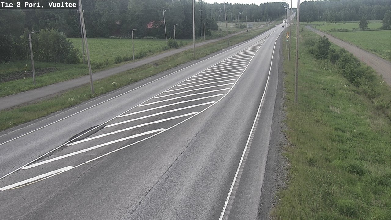 Weather Camera Image Väg 8 Björneborg, Vuoltee, Pori, Satakunta