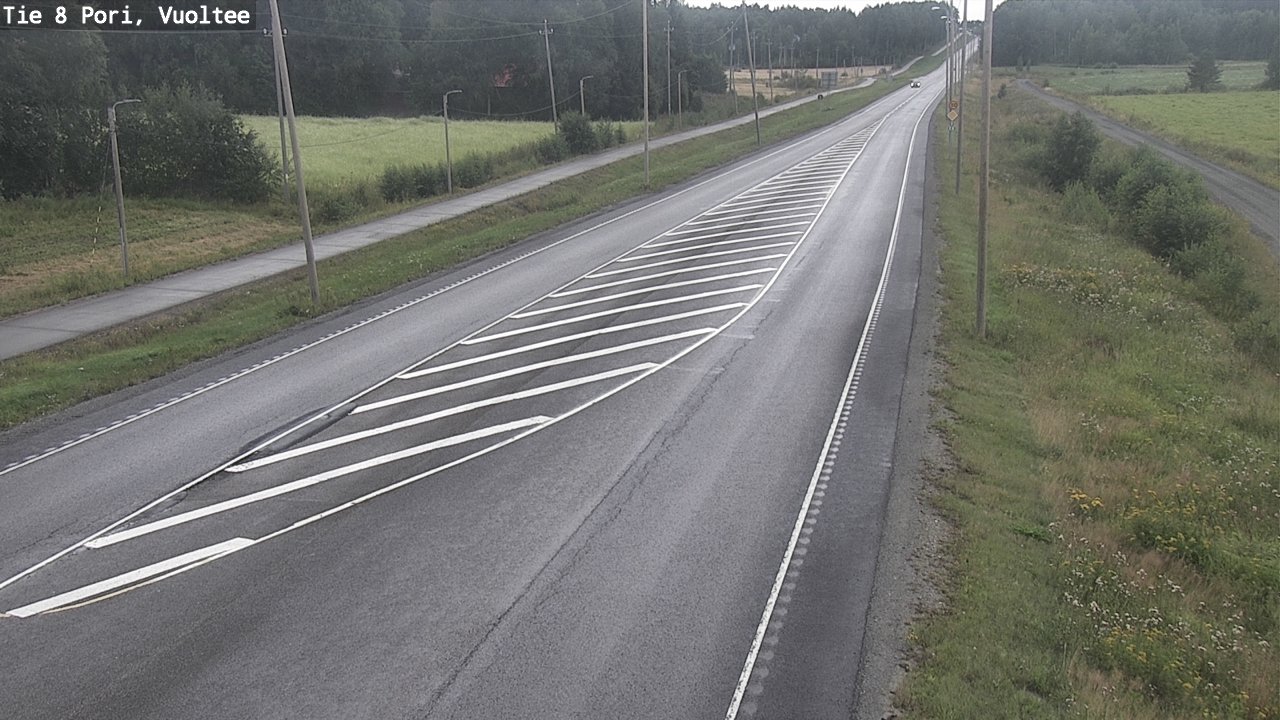 Weather Camera Image Road 8 Pori, Vuoltee, Pori, Satakunta