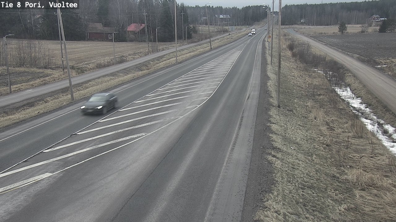 Kelikamerat Kuva Tie 8 Pori, Vuoltee, Pori, Satakunta