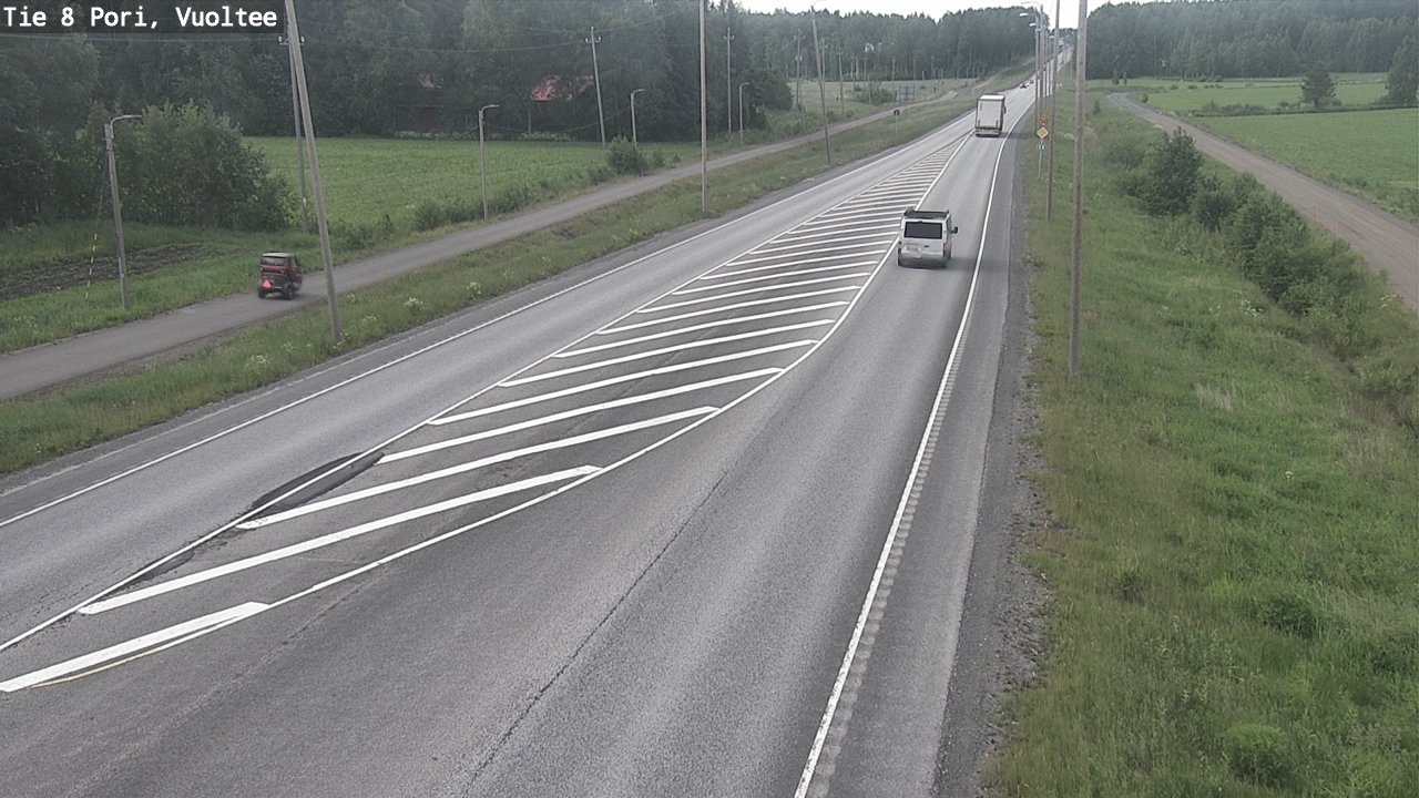 Weather Camera Image Road 8 Pori, Vuoltee, Pori, Satakunta