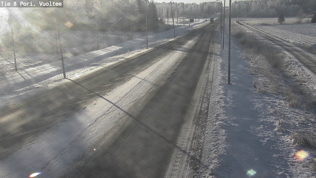 Weather Camera Image Väg 8 Björneborg, Vuoltee, Pori, Satakunta