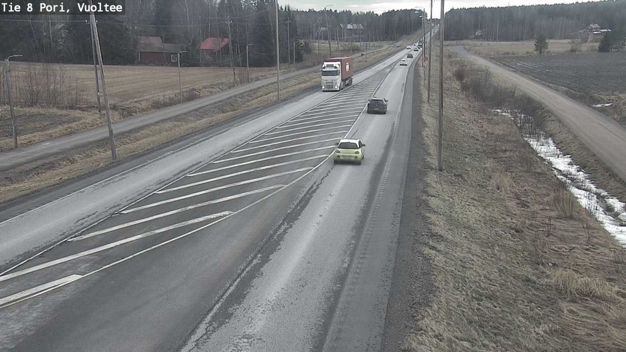 Kelikamerat Kuva Tie 8 Pori, Vuoltee, Pori, Satakunta