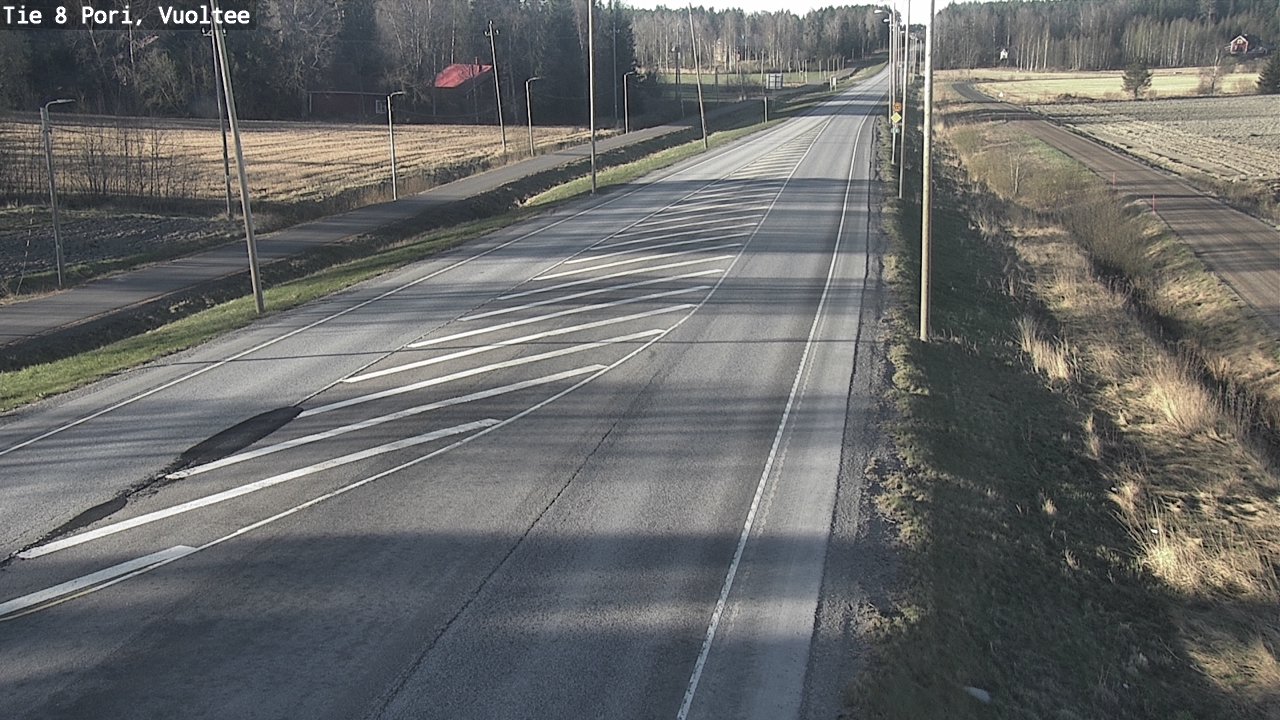 Weather Camera Image Road 8 Pori, Vuoltee, Pori, Satakunta