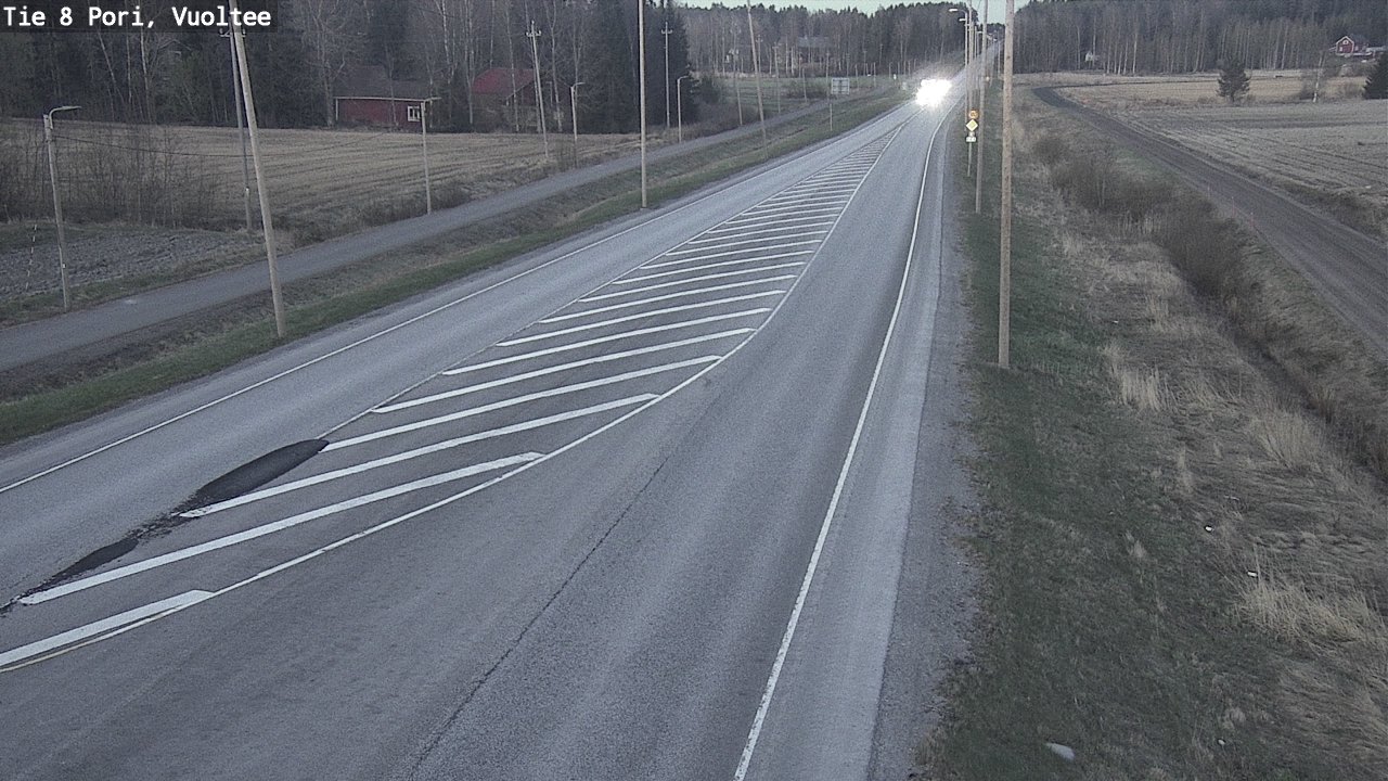 Weather Camera Image Väg 8 Björneborg, Vuoltee, Pori, Satakunta