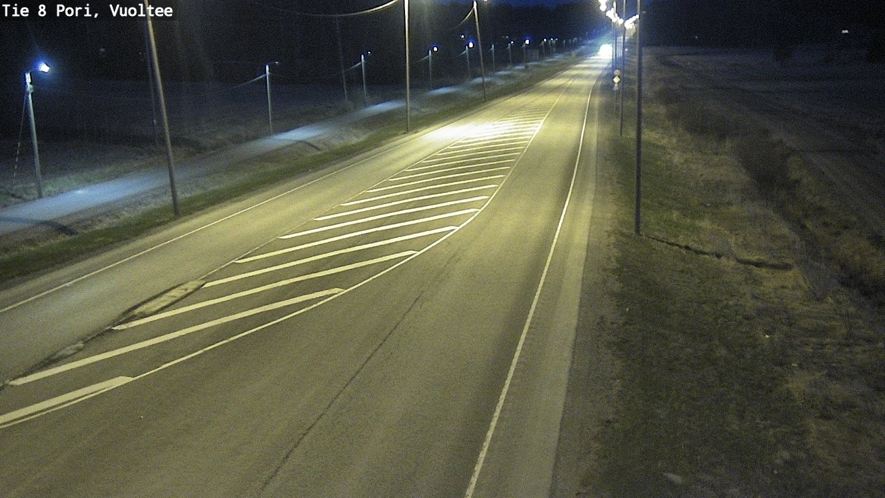 Weather Camera Image Väg 8 Björneborg, Vuoltee, Pori, Satakunta