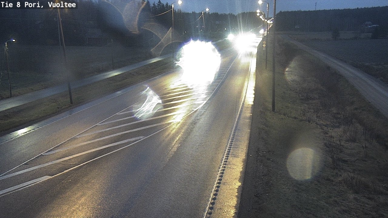 Weather Camera Image Road 8 Pori, Vuoltee, Pori, Satakunta