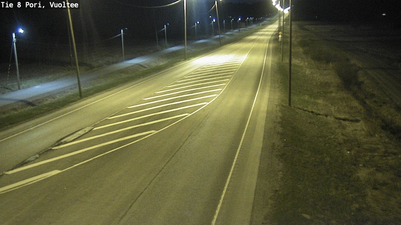 Weather Camera Image Road 8 Pori, Vuoltee, Pori, Satakunta
