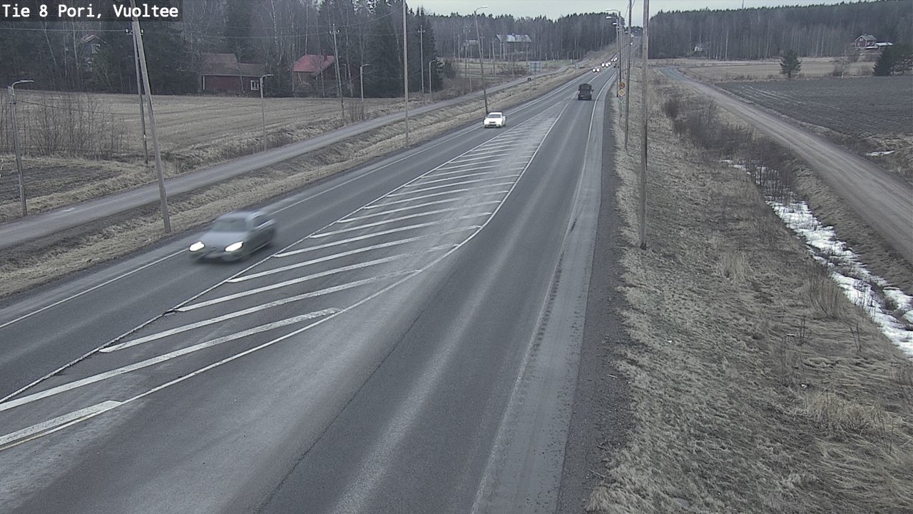 Kelikamerat Kuva Tie 8 Pori, Vuoltee, Pori, Satakunta